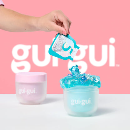 GUI GUI Slime Kit Shimmer Deluxe 2-Pack, Iridescent Slimes