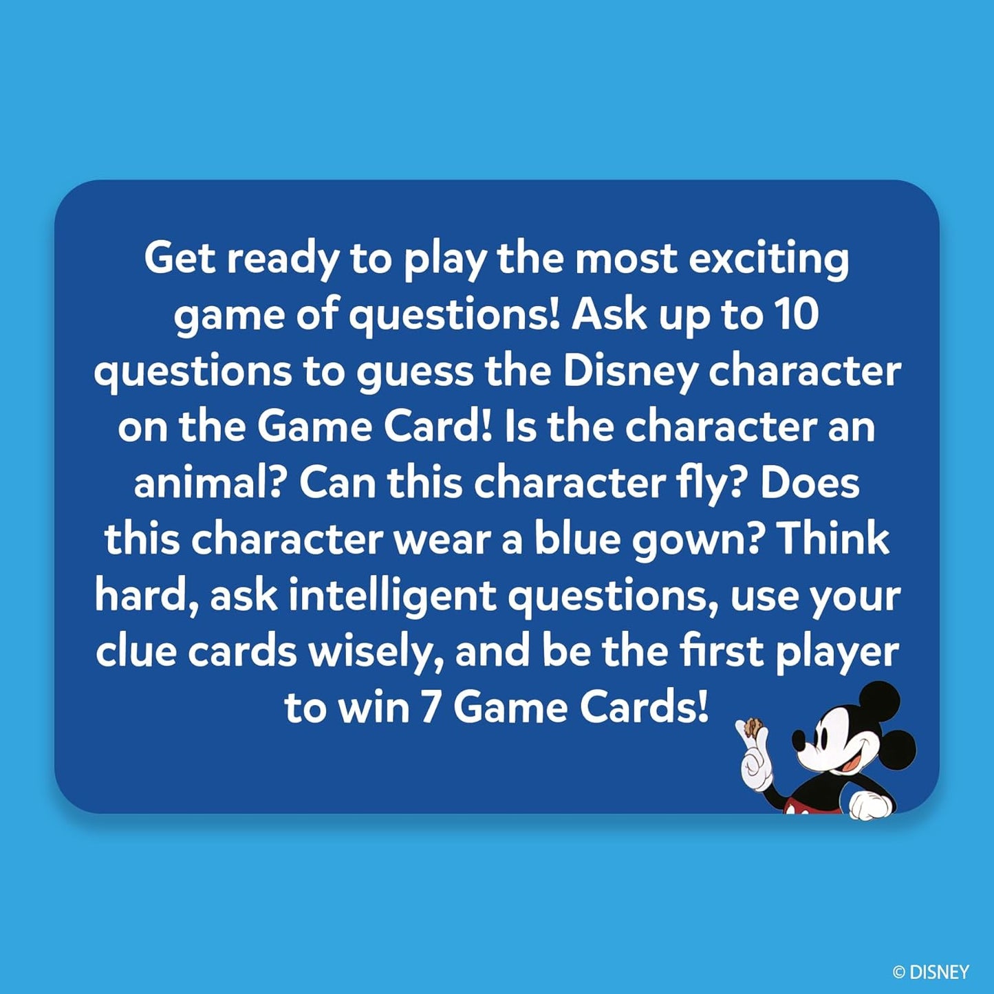 Skillmatics Guess in 10 Disney, Card Game for Girls, Boys, Kids, Teens, Adults, Who Love Cinderella, Mickey Mouse, Moana, Gifts for Ages 6, 7, 8, 9 and Up(PACK OF 5)