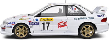solido 1:18 Subaru Impreza S5 WRC99 22B Blue 17 Panizzi/Panizzi Rally Monte Carlo 1999