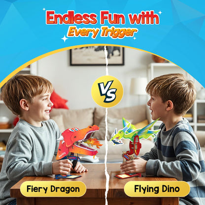 Smartivity 2in1 Animals I Dragon & Flying Dinosaur I Toys for Kids 6-12 Years Old | Birthday Gifts for Boys & Girls| DIY Science Toy for Kids 6,7,8,9,10,11,12 I STEM Educational Game(PACK OF 6)