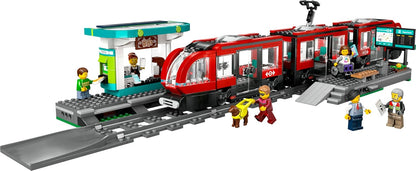 LEGO City 60423 Downtown Streetcar & Station Building Set