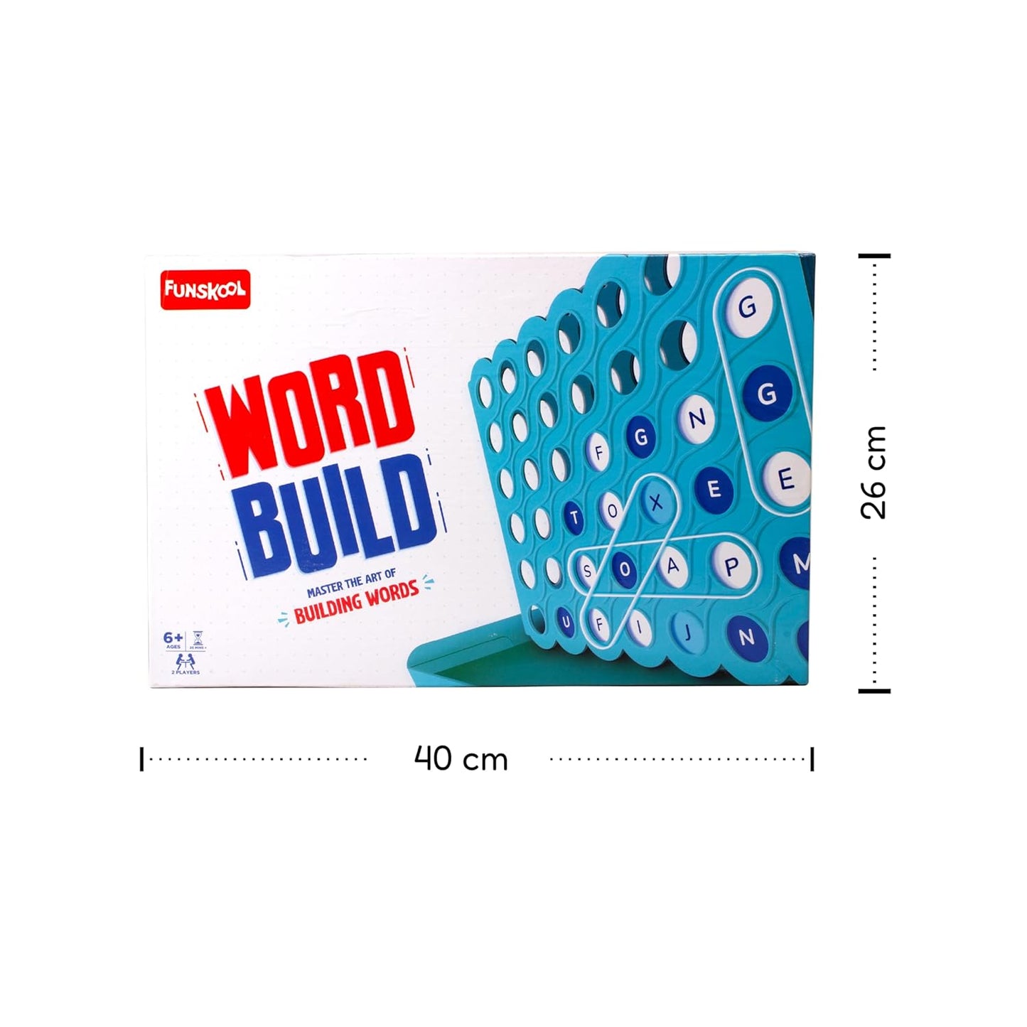 Word Build, Master The Art of Building Words, Strategy Game, Board Game for Kids (PACK OF 8)