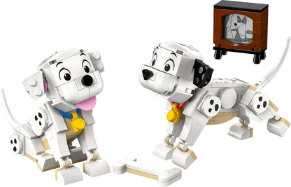 LEGO Disney 43271 Lucky & Penny 101 Dalmatians Puppies Building Set, 268 Pieces, 6+