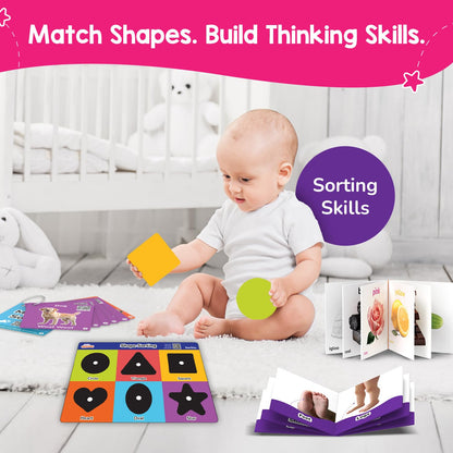 Smartivity 5in1 Montessori Play Box for 1+ Years Boys & Girls | 5 Educational Activities | Birthday Gift for 1+ Year Old Kids I Brain Boosting Toy, Builds - Motor, Shapes, Matching Skills(PACK OF 6)