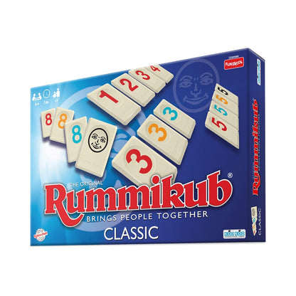 Original Rummikub Number, Classic Tile Game for Kids, 2-4 Players, Educational (PACK OF 6)