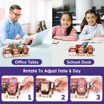 Smartivity DIY Infinity Calendar & Stationary Organizer for Kids Age 8-9-10-11-12-13-14 Years | Birthday Gift for Girls & Boys