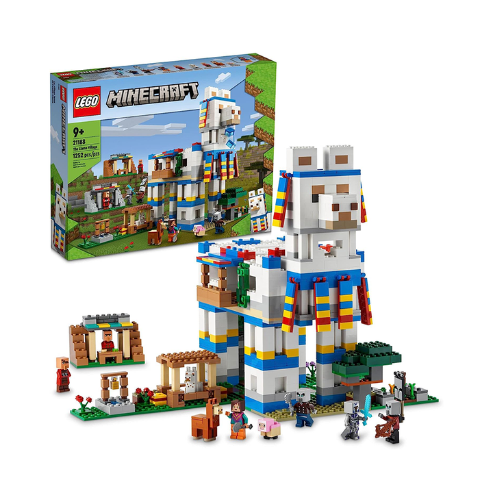 LEGO Minecraft The Llama Village 21188 Building Toy Set for Kids, Girls, and Boys Ages 9+ (1,252 Pieces)