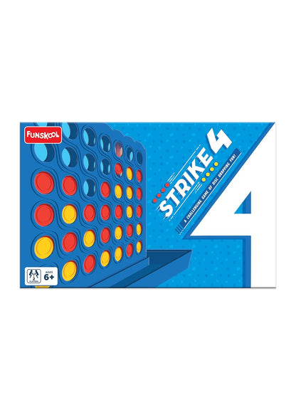 Strike 4, Classic Disc Dropping Game, Strategy Game, Board Game for Kids (PACK OF 8)