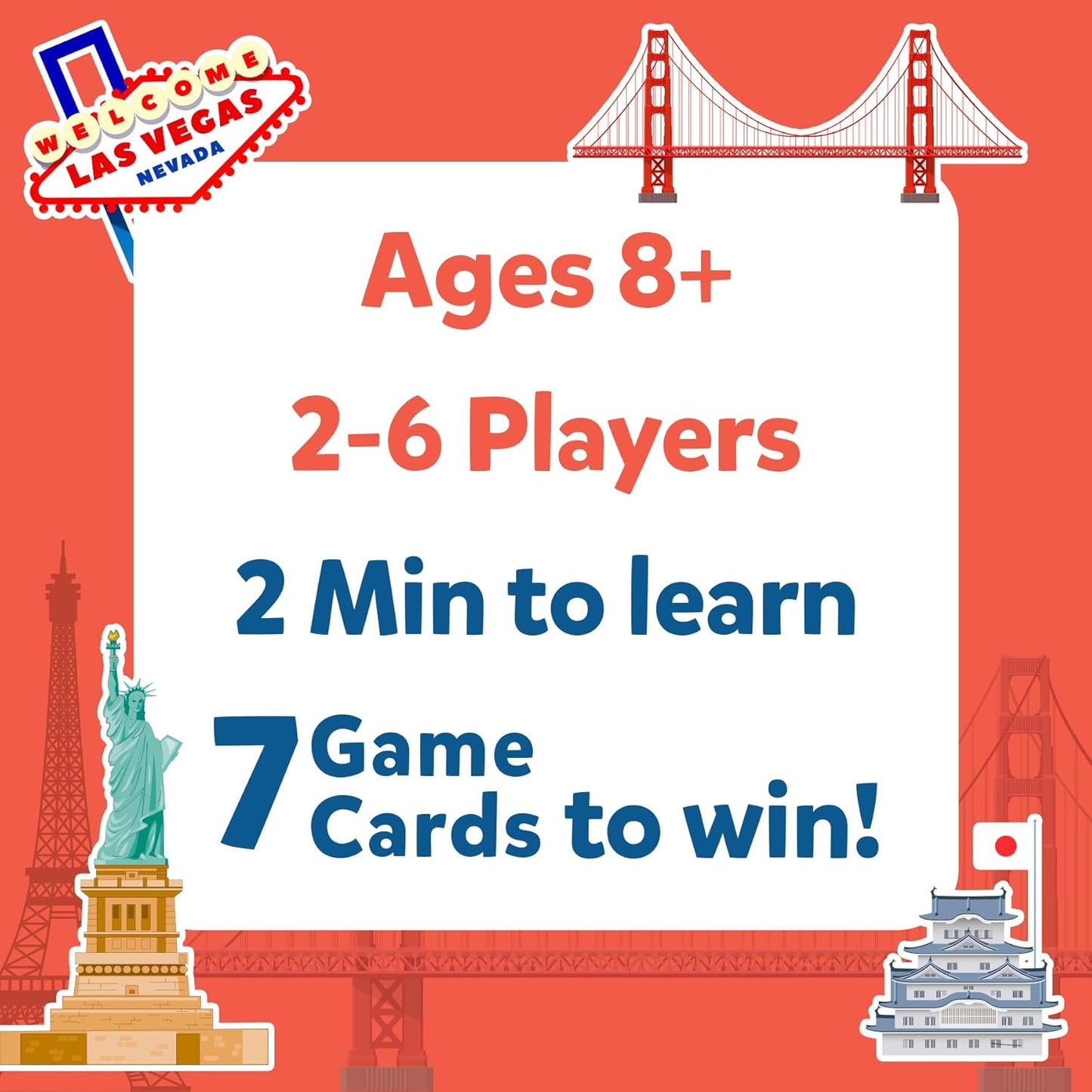 Skillmatics Card Game - Guess in 10 Cities Around the World, Gifts for 8 Year Olds and Up, Quick Game of Smart Questions, Fun Family Game(PACK OF 5)
