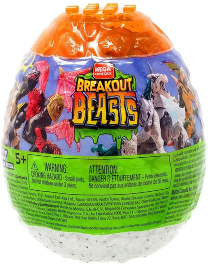 Breakout Beasts Mega Construx - Blind Eggs Season 4 Twin Pack Identified - 06 Balefyre & 05 Blazeburst - Twin Pack