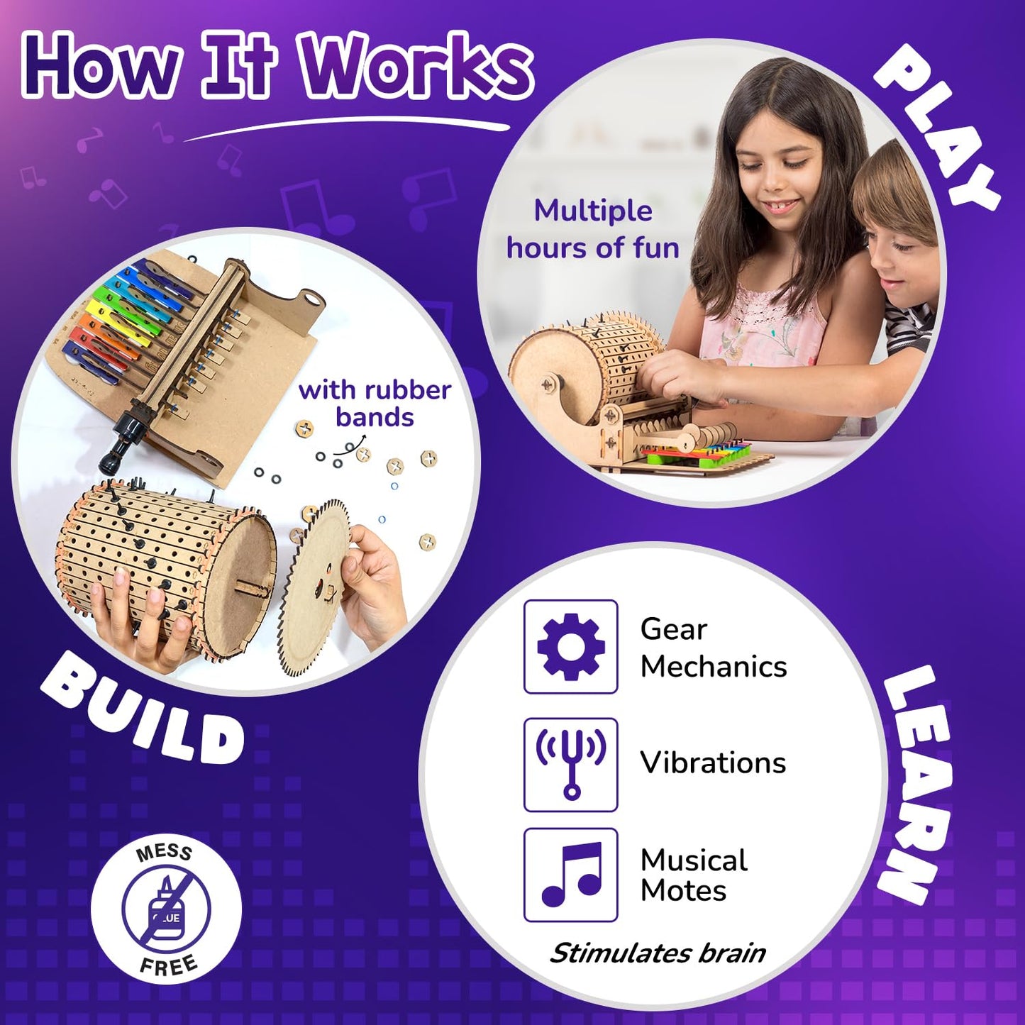 Smartivity DIY Music Machine Toy for Kids 8-9-10-11-12-13-14 Years Old I Create Your own Music with 7 Preset Songs - Jingle Bells, Happy Birthday & More I Christmas, Birthday Gift for Girls & Boys(PACK OF 6)