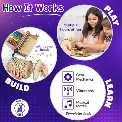 Smartivity DIY Music Machine Toy for Kids 8-9-10-11-12-13-14 Years Old I Create Your own Music with 7 Preset Songs - Jingle Bells, Happy Birthday & More I Christmas, Birthday Gift for Girls & Boys(PACK OF 6)
