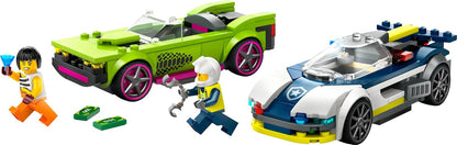 LEGO City 60415 Police Car & Muscle Car Chase Building Set, 213 Pieces, 6+