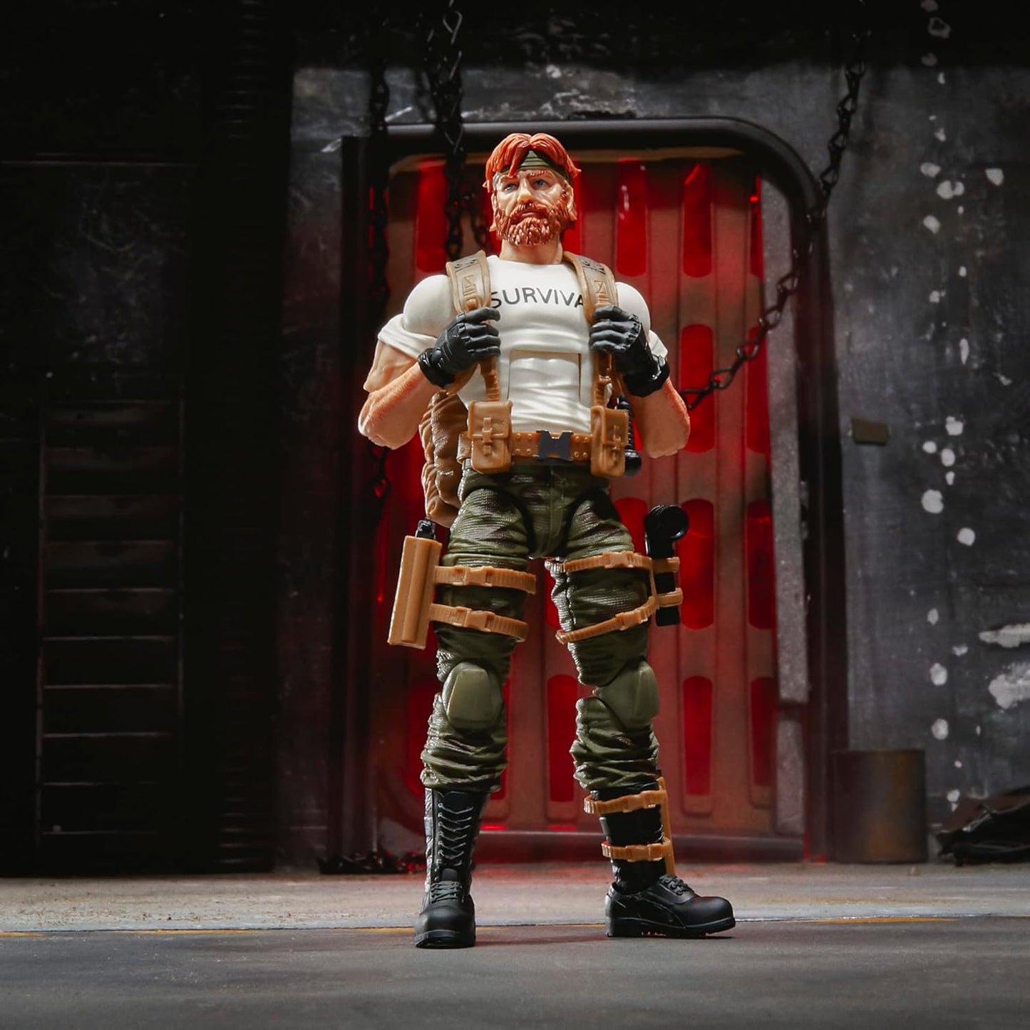 G.I. Joe Classified Series Stuart Outback Selkirk Action Figure 63 Collectible Premium Toy with Accessories 6-Inch-Scale Custom Package Art