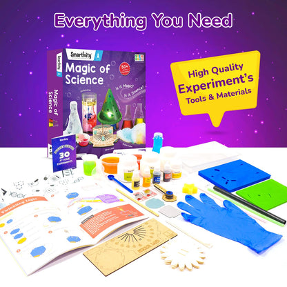 Smartivity Magic Science Kit for Kids Ages 4-6-8 Years | Birthday Gifts for Boys & Girls | 50+ Amazing Science Experiments I Educational Toy for Kids Age 4,5,6,7,8 Year Old(PACK OF 6)