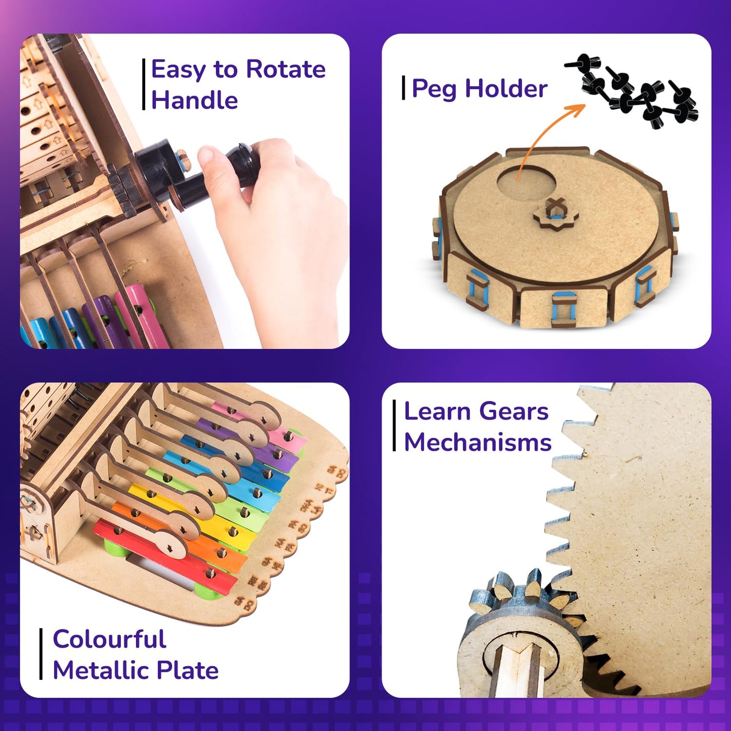 Smartivity DIY Music Machine Toy for Kids 8-9-10-11-12-13-14 Years Old I Create Your own Music with 7 Preset Songs - Jingle Bells, Happy Birthday & More I Christmas, Birthday Gift for Girls & Boys(PACK OF 6)