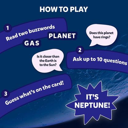 Skillmatics Guess in 10 NASA Space, Perfect for Boys, Girls, Kids & Families Who Love Card Games, Educational Toys, Travel Games, Gifts for Ages 8, 9, 10 and Up(PACK OF 5)
