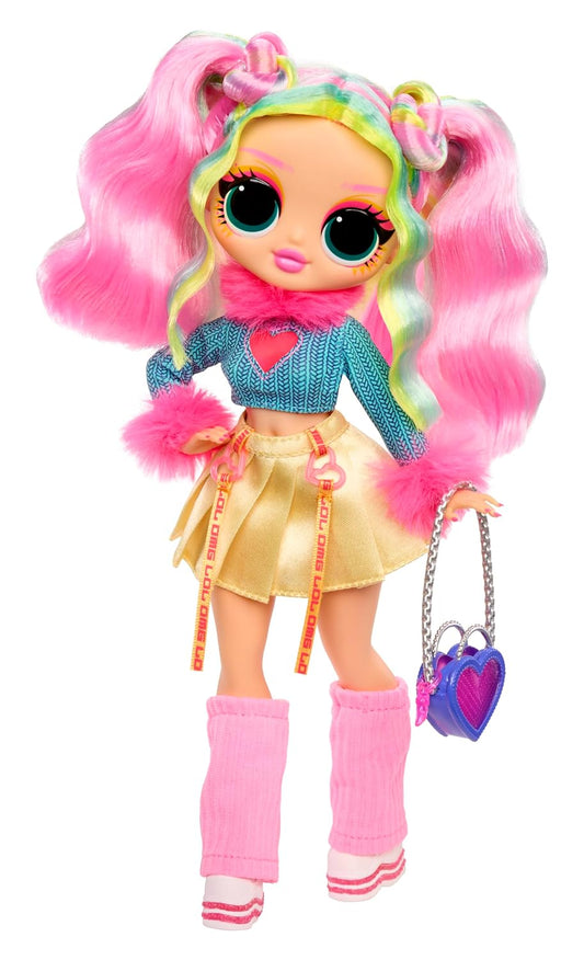 L.O.L. Surprise! O.M.G. Bubblegum D.J. Fashion Doll – Stylish Hair and Collectible Accessories