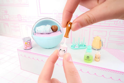 MGA’s Miniverse Make It Mini Real Baby 2-Pack – Mini Baby Collectibles with Feeding Accessories