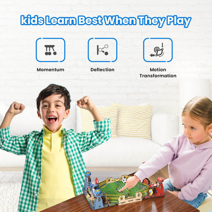 Smartivity DIY Mini Football, Soccer Table Stem Educational Fun Miniature Game Toys For Age 8 To 14, Toy For Boys & Girls 8-10-12-14, Science Toy(PACK OF 6)