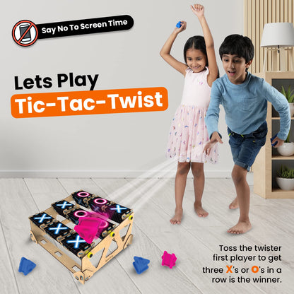 Smartivity Tic Tac Twist STEM DIY Fun Game for Kids 6 to 12, Birthday Gift for Boys & Girls Age 6-8-10-12, Science & Educational Activity Game, Made in India(PACK OF 6)