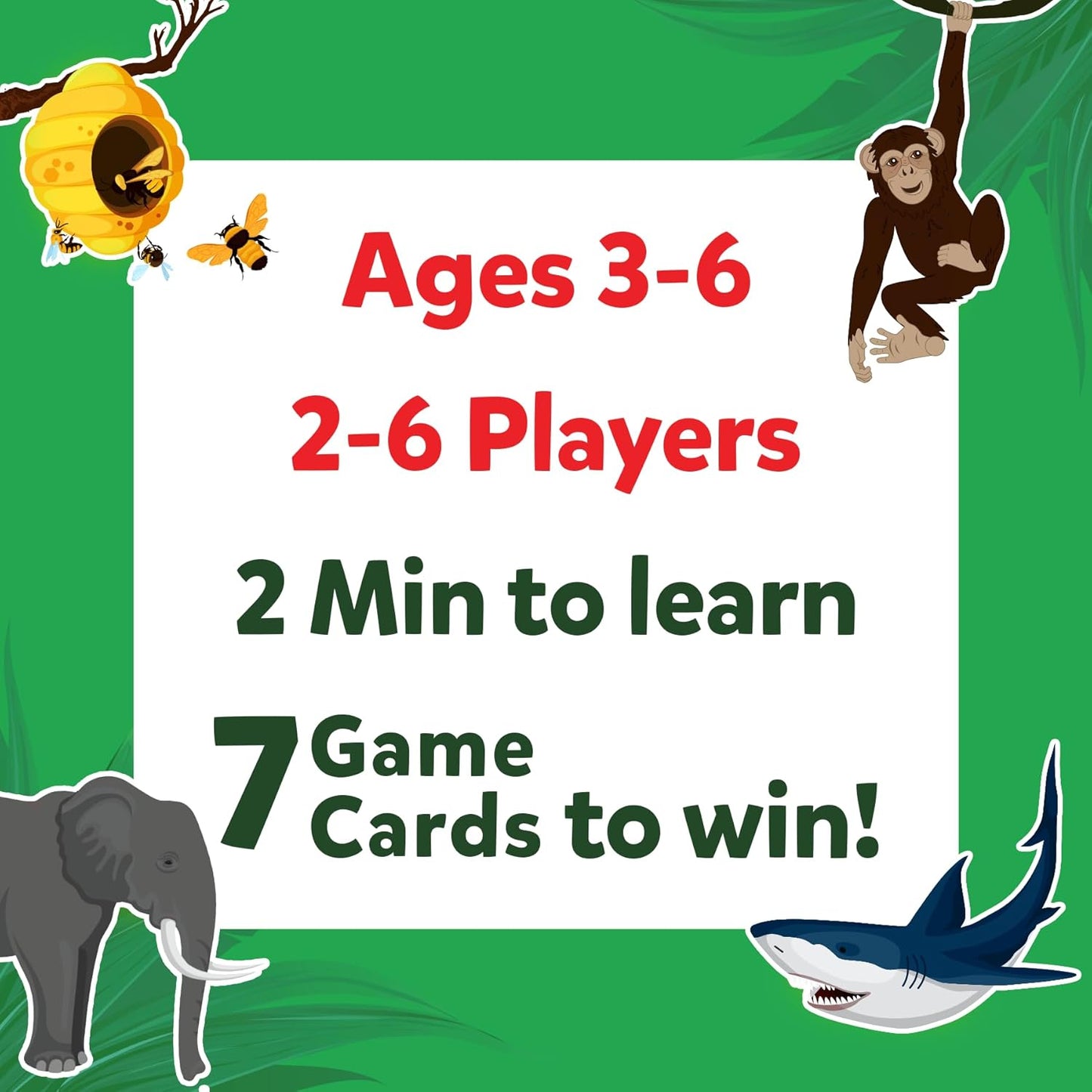 Skillmatics Guess in 10 Junior World of Animals, Gifts for Kids, Boys, Girls Who Love Board Games, Card Games, Educational Toys, Travel Game for Ages 3, 4, 5, 6(PACK OF 5)