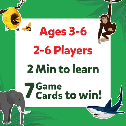 Skillmatics Guess in 10 Junior World of Animals, Gifts for Kids, Boys, Girls Who Love Board Games, Card Games, Educational Toys, Travel Game for Ages 3, 4, 5, 6(PACK OF 5)