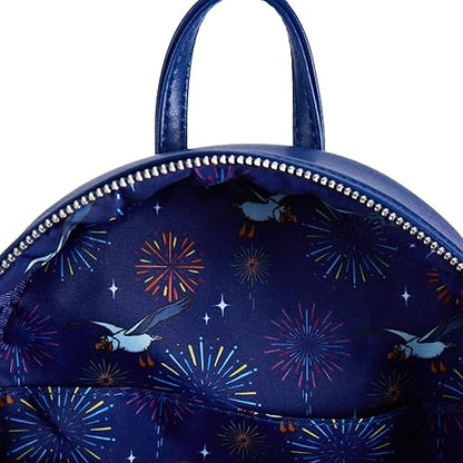 Loungefly The Little Mermaid Ariel Fireworks Mini Backpack Dark Blue