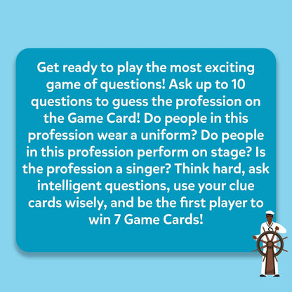 Skillmatics Card Game - Guess in 10 Inspiring Professions, Gifts for 6 Year Olds and Up, Quick Game of Smart Questions, Fun Family Game(PACK OF 5)