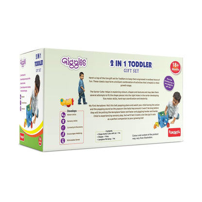 Giggles - 2 in 1 Toddler Multicolour Giftset (PACK OF 6)