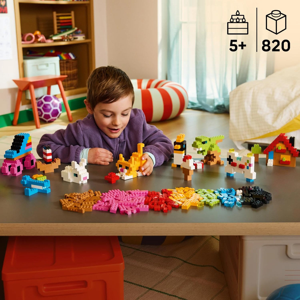 LEGO Classic 11045 Creative Food & Fun Building Bricks Set