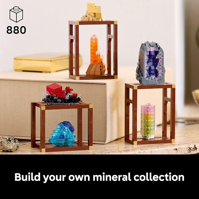 LEGO Ideas Mineral Collection Building Set for Adults 21362