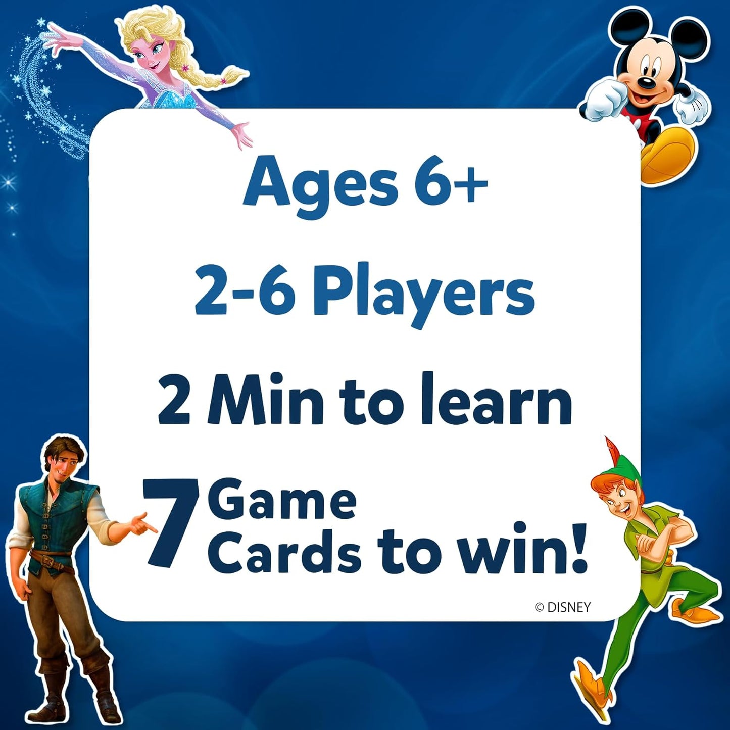 Skillmatics Guess in 10 Disney, Card Game for Girls, Boys, Kids, Teens, Adults, Who Love Cinderella, Mickey Mouse, Moana, Gifts for Ages 6, 7, 8, 9 and Up(PACK OF 5)