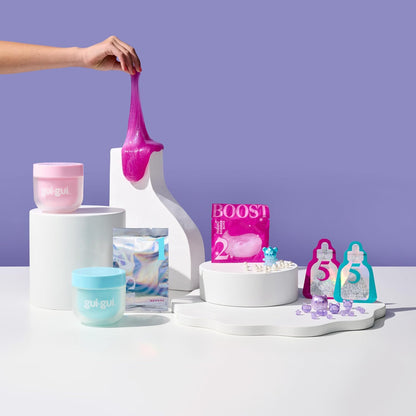 GUI GUI Slime Kit Shimmer Deluxe 2-Pack, Iridescent Slimes