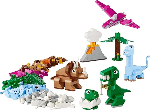 LEGO Classic Creative Dinosaurs, Imaginative Toy Models 11041