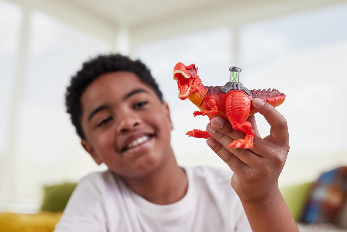 ROBO ALIVE Dino DNA from ZURU, Double Bright DNA, 3+ Years (T-Rex)
