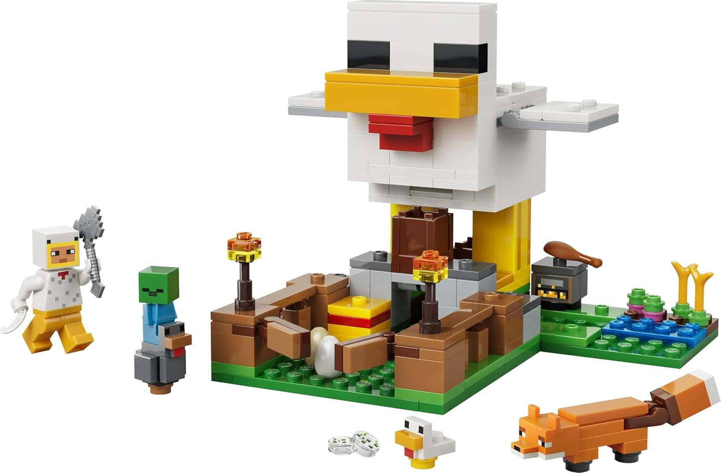 LEGO Minecraft Chicken Farm - Gaming Building Toy  21585
