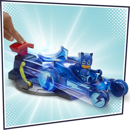 PJ Masks Deluxe Battle HQ Preschool Toy, Headquarters Playset with 2 Action Figures, Cat-Car Vehicle, and More for Kids Ages 3 and Up
