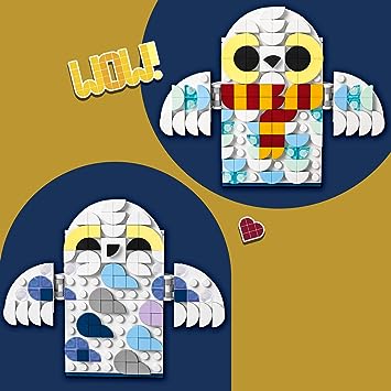 LEGO DOTS Hedwig Pencil Holder 41809 DIY Craft Kit (518 Pieces)