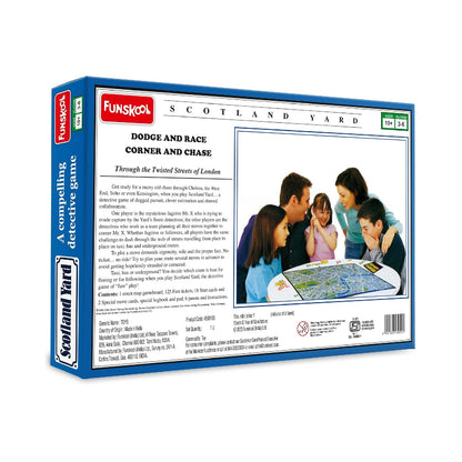 Scotland Yard, A Compelling Detective Game, Strategy Game, Board Game for Kids (PACK OF 6)