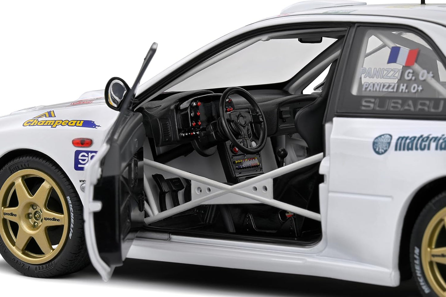 solido 1:18 Subaru Impreza S5 WRC99 22B Blue 17 Panizzi/Panizzi Rally Monte Carlo 1999