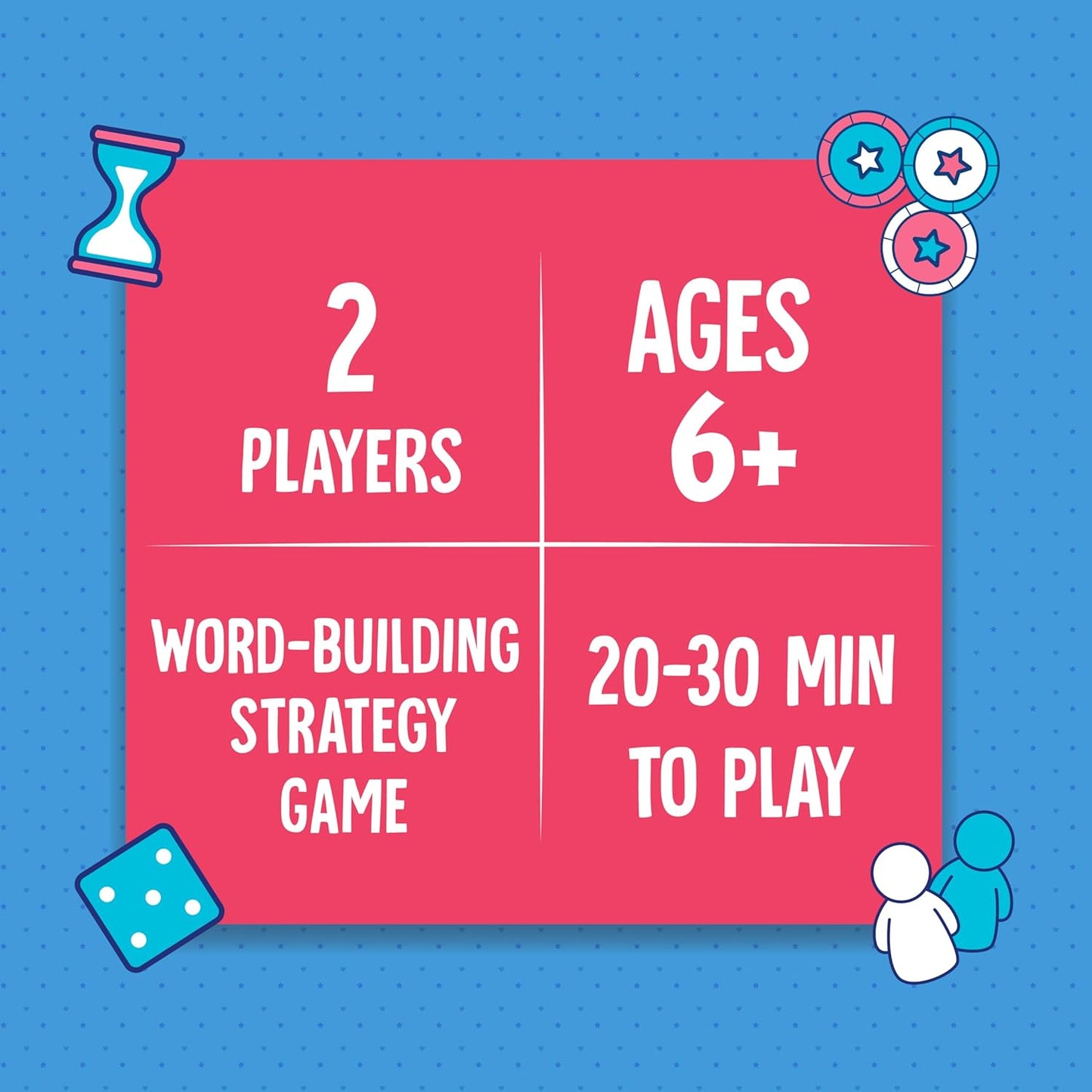 Word Build, Master The Art of Building Words, Strategy Game, Board Game for Kids (PACK OF 8)