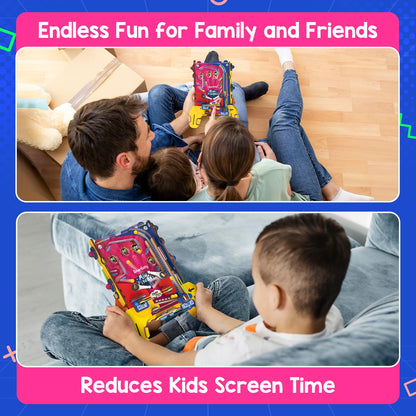Smartivity Mini Pinball Game for Kids Ages 6-7-8-9-10-11-12 Years | Build Your Own Hand-Held Pinball I Birthday Gift for Boys & Girls | DIY Toy for Kids 6-12 Years Old IScreen Free Play(PACK OF 6)