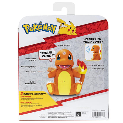 Pokemon Electronic & Interactive My Partner Charmander- Reacts to Touch & Sound, Over 50 Different Interactions with Movement and Sound - Charmander Dances, Moves & Speaks - Gotta Catch ‘Em All