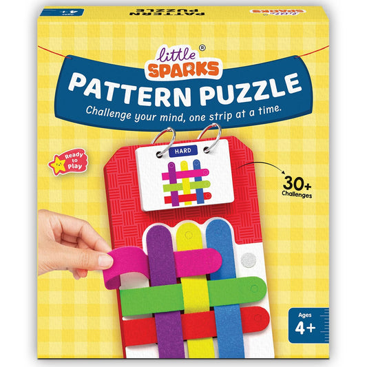 Smartivity Pattern Puzzle Game for Kids 4-8 Years | Color & Pattern Matching Toy | 30+ Challenges I Hand-Eye Coordination, Logical Thinking | Educational Travel Game for Ages 4,5,6,7,8 Boys & Girls(PACK OF 6)