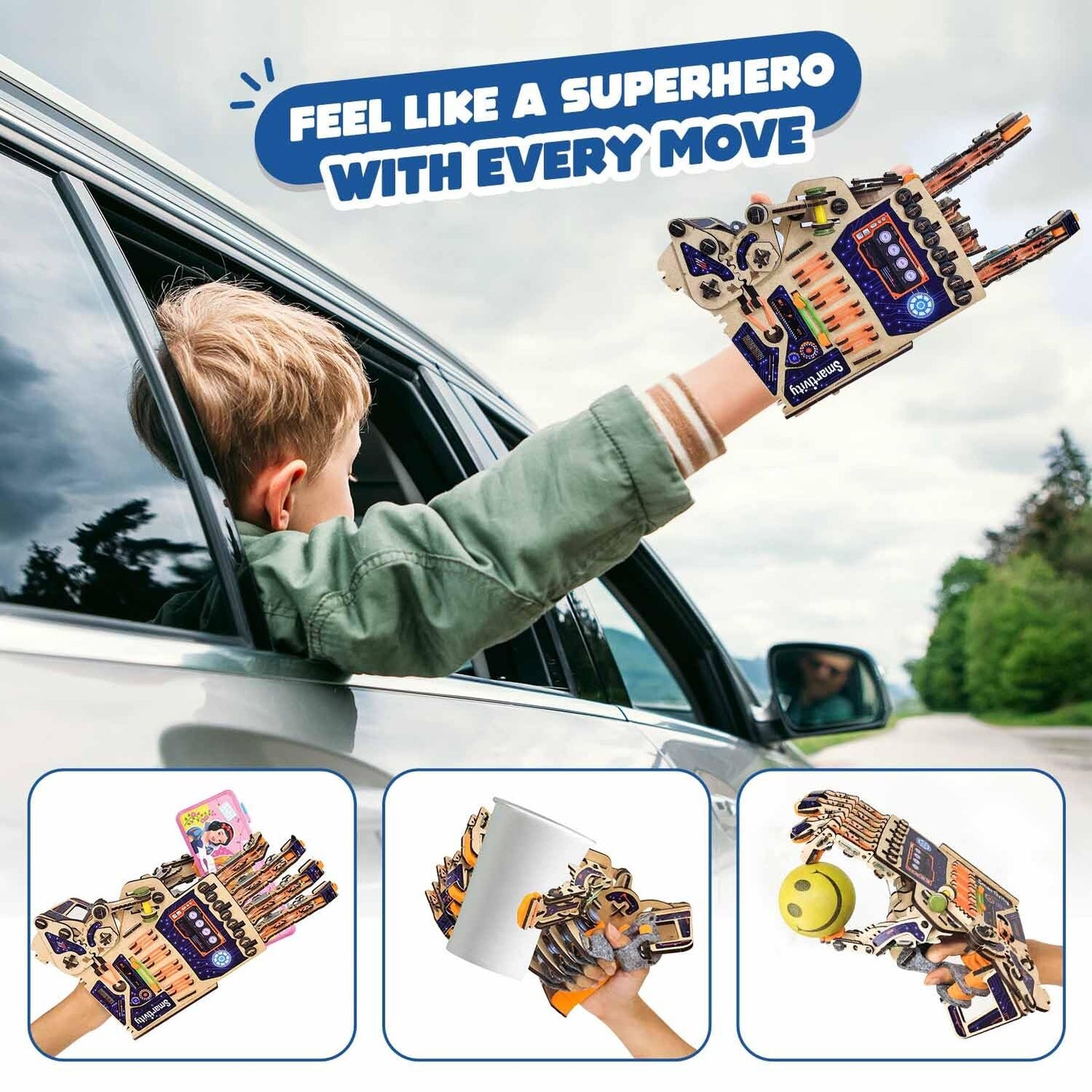 Smartivity Robotic Mechanical Hand Toy for Kids 8-10-12-14 Years Old(PACK OF 6)
