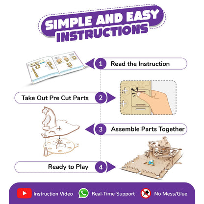 Smartivity Roller Coaster Marble Run STEM DIY Kit for Kids 8-14 Years | Best Birthday Gifts for Boys & Girls 8-10-12-14 Years Old | Educational...(PACK OF 6)