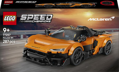 LEGO Speed Champions McLaren W1 - The Real Supercar with 1 Minifigure - Race Car - 77257