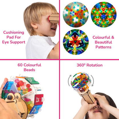 Smartivity Kaleidoscope Toys for Kids Age 6-12 Years Old | See Beautiful Colorful PatternsI Birthday Gift for Girls & Boys I DIY STEM Educational...(PACK OF 6)