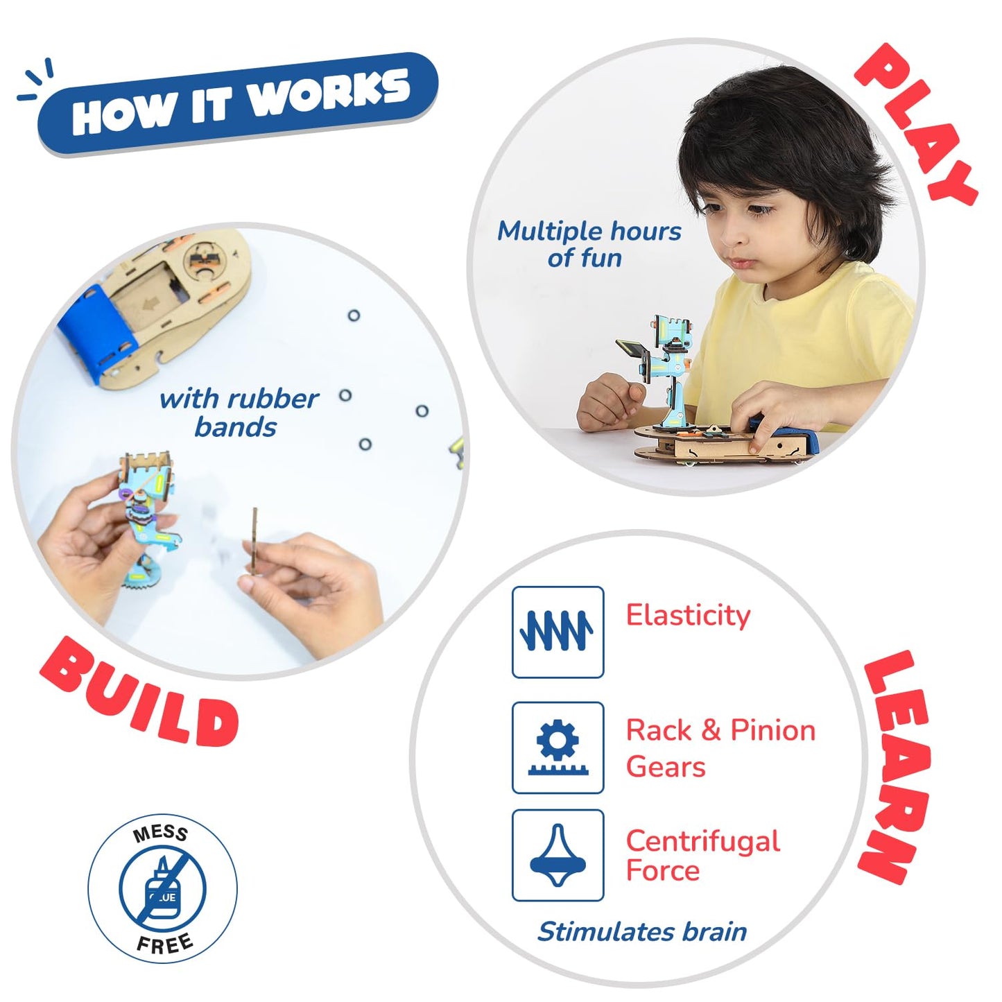 Smartivity 2in1 Fighting Robots Toy for Kids 6-12 Years Old I Build and Fight - 2 Action Characters I Birthday Gifts for Boys & Girls(PACK OF 6)